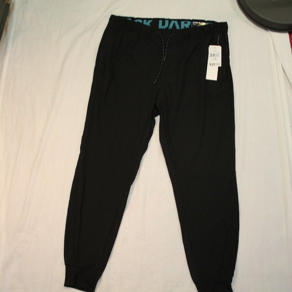 Dark black track pants brand new with tags large